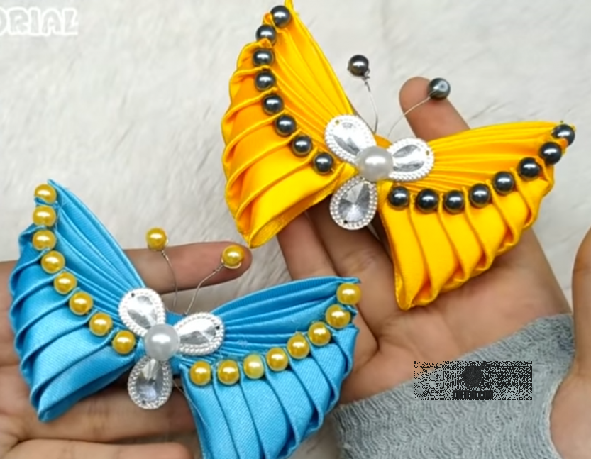 Satin Ribbon Butterfly