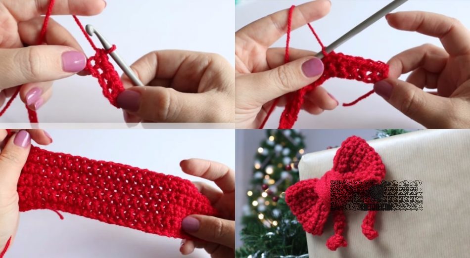 CROCHET BEAUTIFUL CHRISTMAS BOW